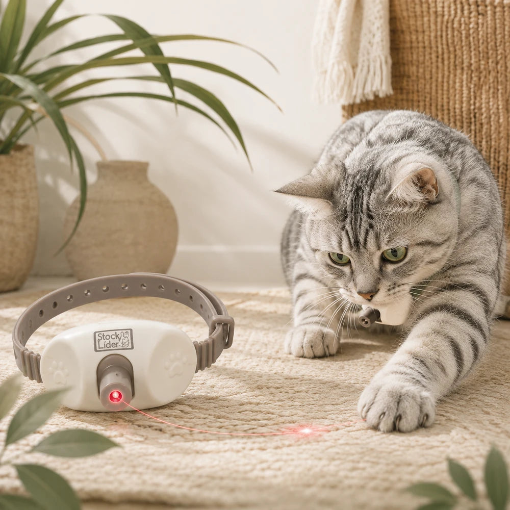 LumiPaw | Collar Interactivo Láser para Gatos