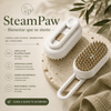 SteamPaw | Cepillo de Vapor 3 en 1 para Perros y Gatos | Limpieza, Masaje y Cuidado